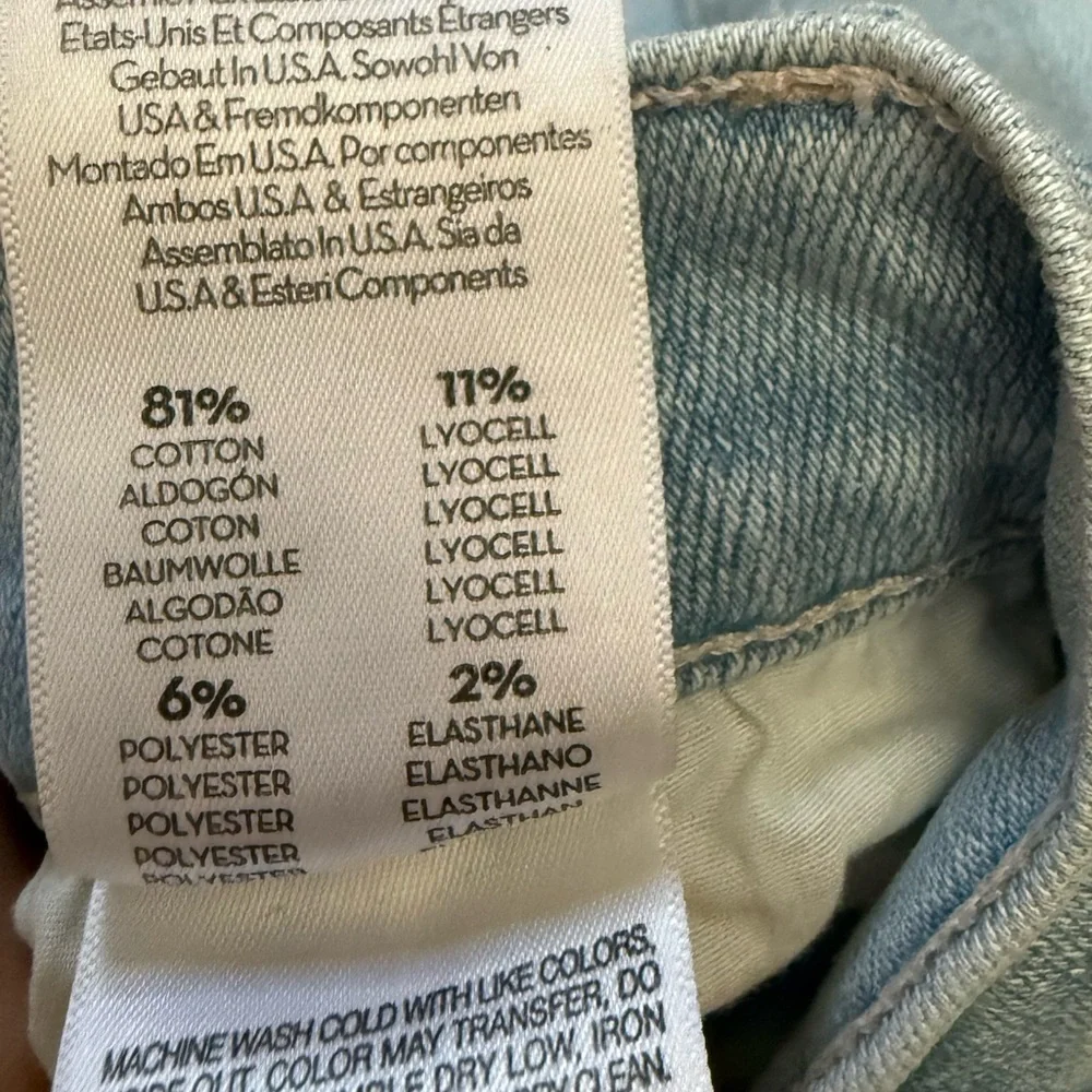 Viral MOTHER The Hustler Ankle Fray Women Jeans in Not So Chill Pill size 27 - Picture 10 of 10